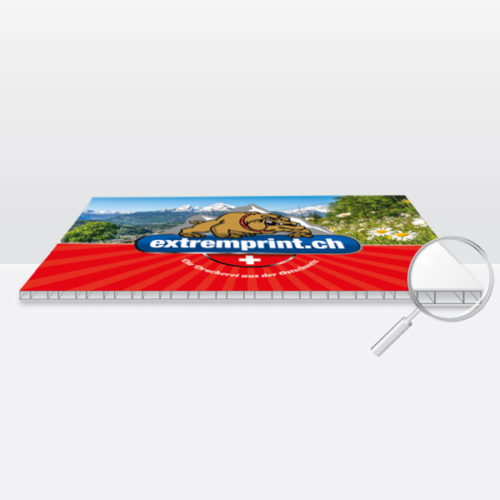 Hohlkammerplakate 3mm 4/0 B1 1ex-0
